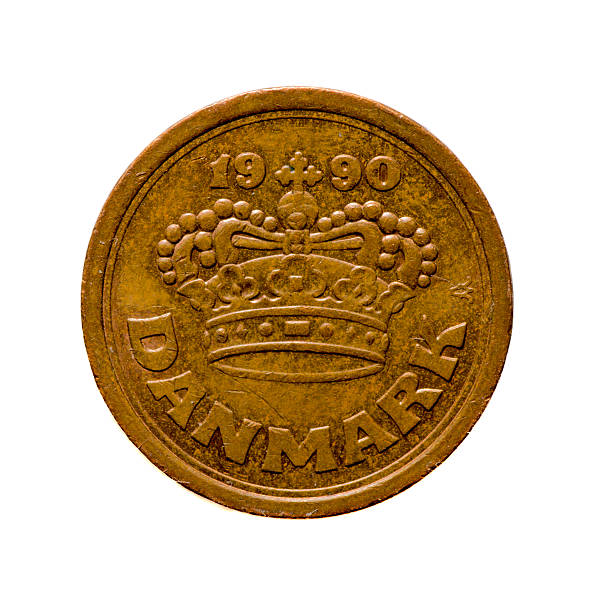 istock metal coin  twenty-five era Denmark isolated on white backgroun 620988460