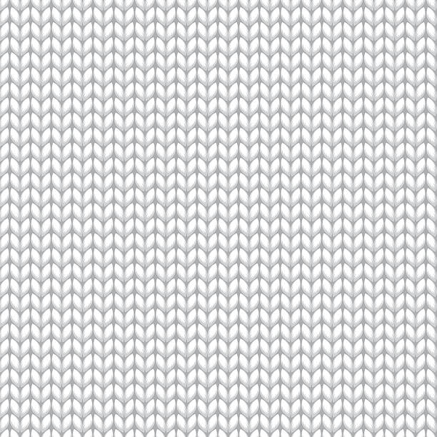 White Knitted Sweater Material Seamless Pattern Knitted Sweater Material Seamless Background Pattern. sweater stock illustrations