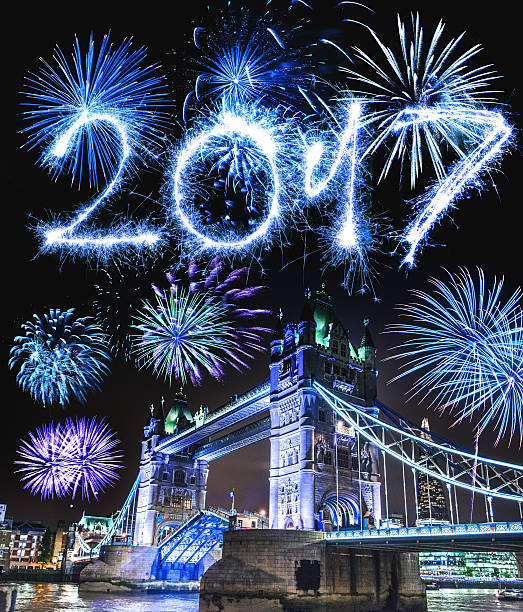 istock new year celebration over the tower bridge for the 2017 620991022