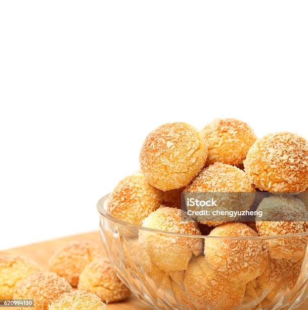 Orange Snowball Cookies Stock Photo - Download Image Now - Baking, Cafe, Cake
