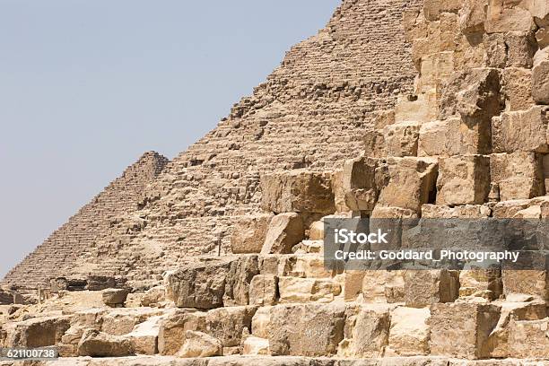 Egypt Three Pyramids Of Giza Stock Photo - Download Image Now - Egypt, Egyptian Culture, Giza