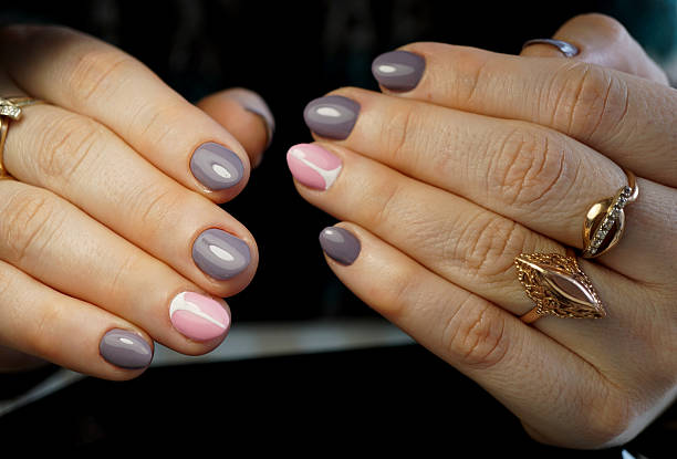istock Awesome nails and beautiful clean manicure. 621101088