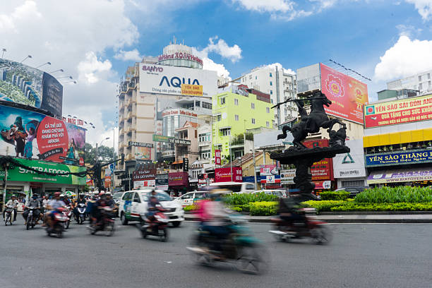Ho Chi Minh City, Vietnam stock photo