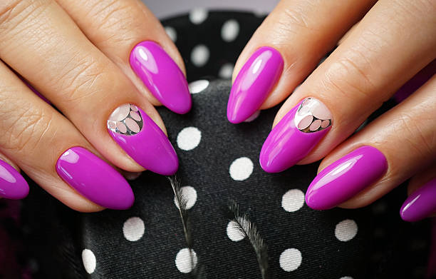 istock Awesome nails and beautiful clean manicure. 621101148