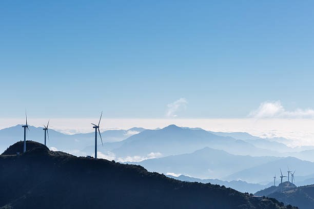 istock stretches of mountains and wind farms 621103210