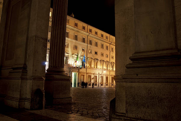 istock Rome. Chigi palace  government's seat 621106778