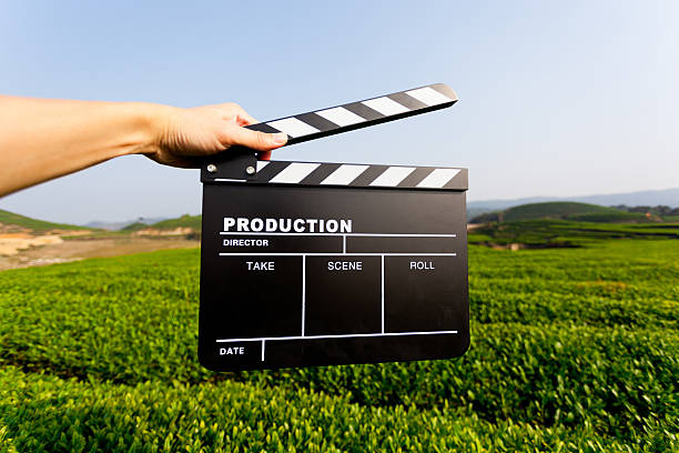 istock Hands holding a movie clapboard 621108702