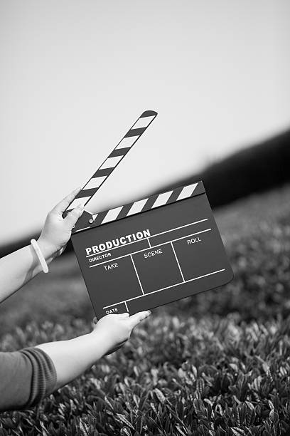 istock Hands holding a movie clapboard 621108748