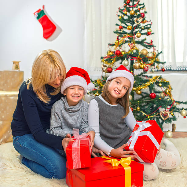 istock Opening Gifts on Christmas Morning 621110968