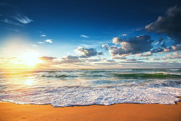 istock Beautiful cloudscape over the sea 621111154