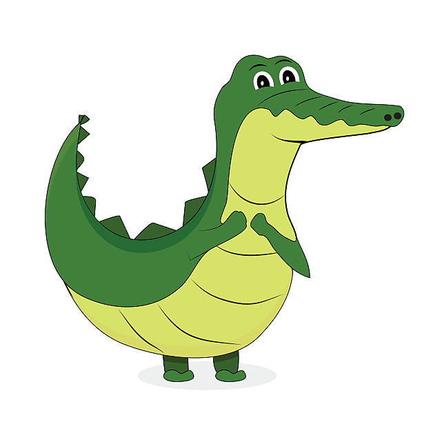 Cute Crocodile Character Stock Illustration - Download Image Now - Alligator,  Mascot, Amphibian - iStock