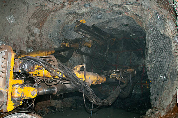 istock Twin Boom Drill Jumbo 621115324