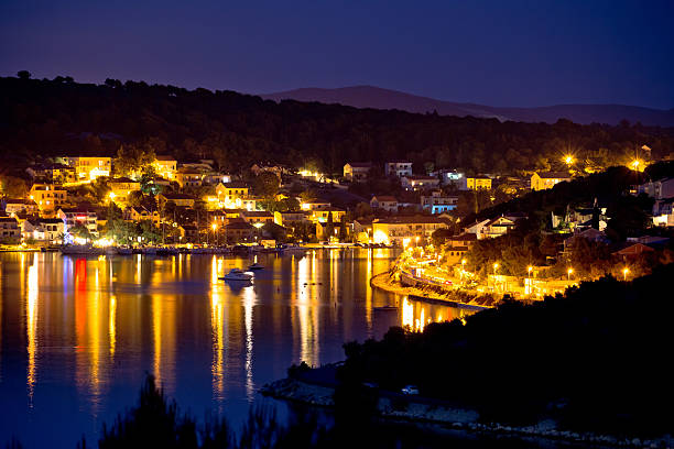 istock Town of Tisno bay evening view 621116966