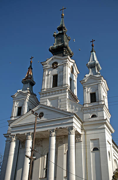 istock Roman catholic church, Sivac, Serbia 621118364
