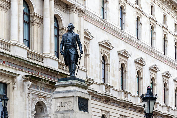 foreign office e robert clive memorial a londra - foreign and commonwealth office foto e immagini stock