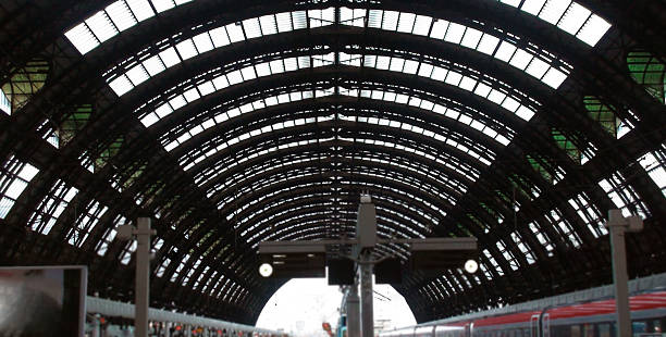 istock Milan Central Station Ceiling In Italy Europe 621120584