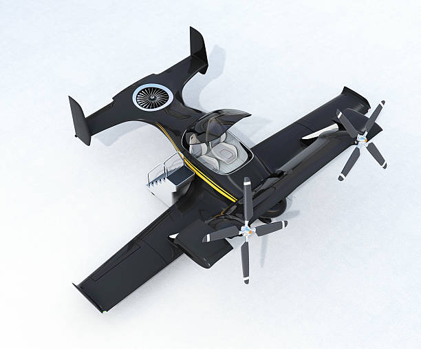 istock Autonomous flying drone taxi concept 621124902