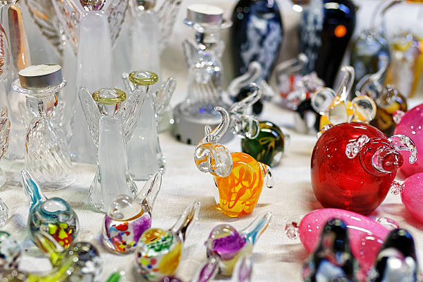 istock Small glass figures at the Riga Christmas market 621126032