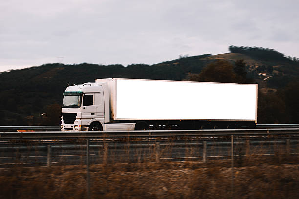 istock Truck on highway 621127752