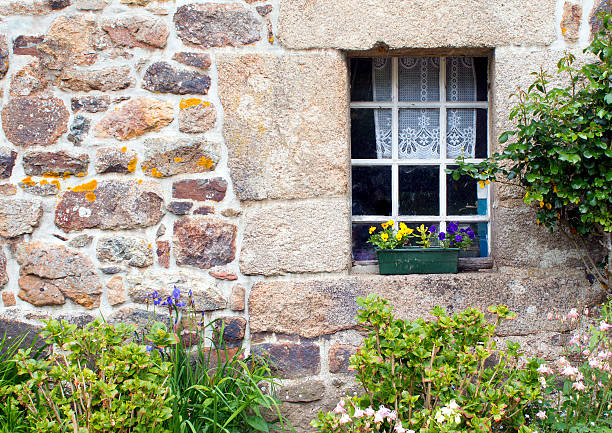 istock Rustic Window and Wall of a French Gite 621128082