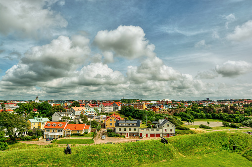 July 2016, the town Varberg (Sweden), HDR-technique