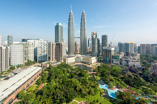 istock Kuala lumpur city skyline and skyscraper in Kuala lumpur 621128870