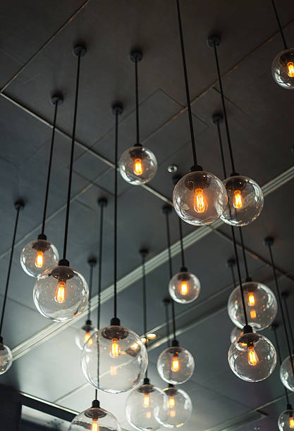 istock Beautiful retro luxury light lamp 621130474