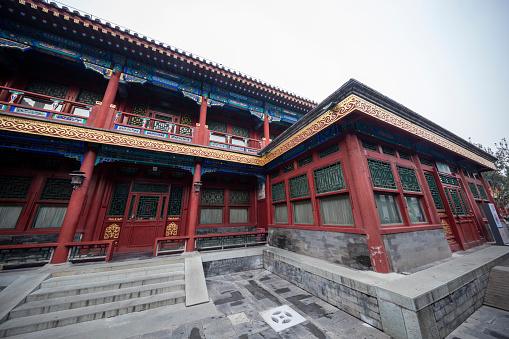 Chinese traditional culture Taoist ancient architecture scenery