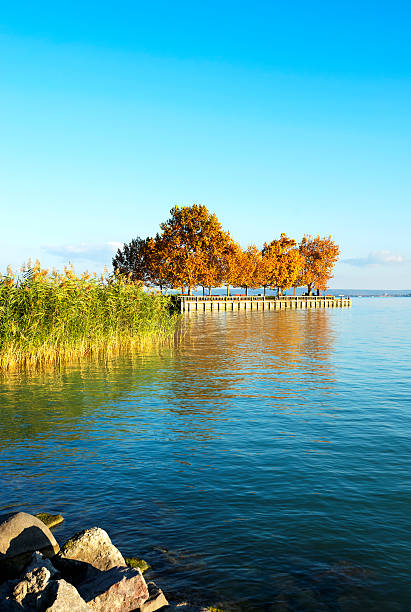 istock Autumn landscape at Lake Balaton, Hungary ( Revfulop ) 621133298