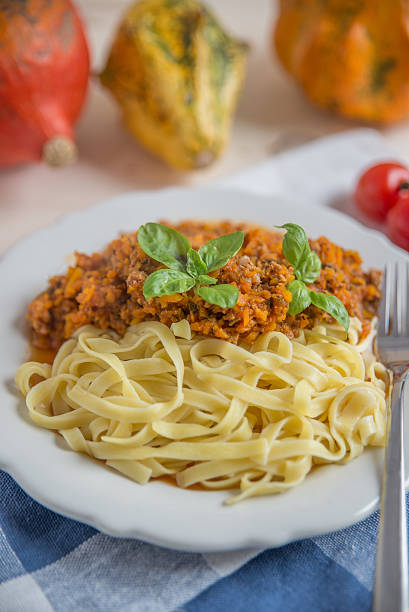 istock Pasta with bolognese sauce 621134154