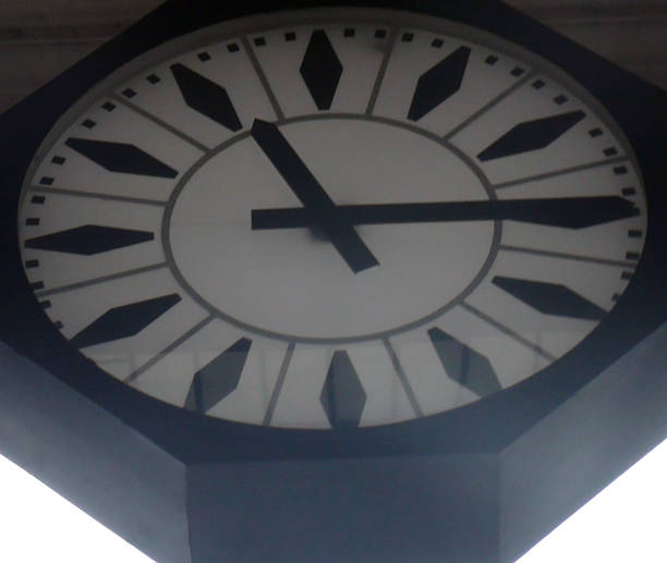 View Of Station Clock Against Sky
