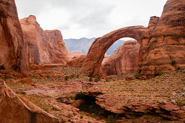 글렌 캐년 국립 휴양지레인보우 브리지 국립 기념물 - glen canyon 뉴스 사진 이미지