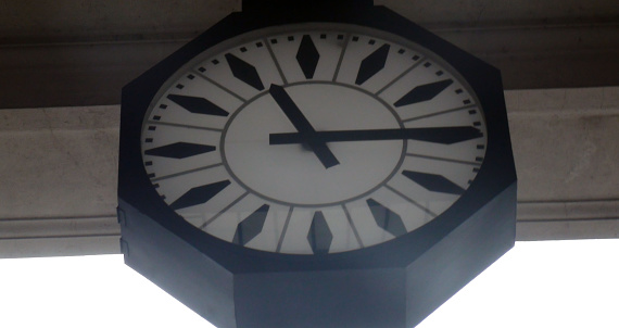 Scene Of Station Clock Against Sky