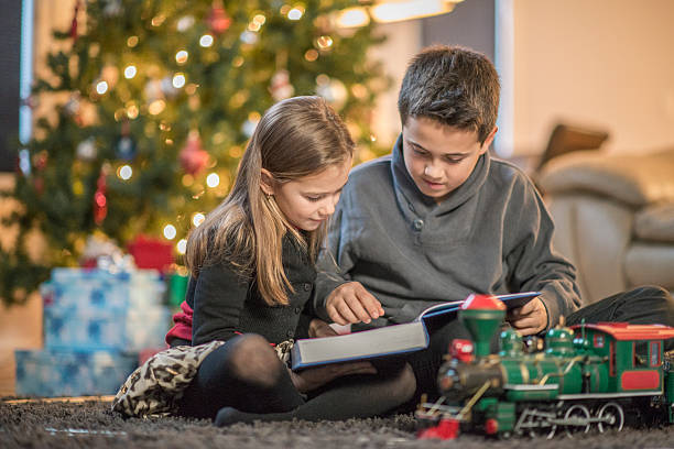 istock Reading a Christmas Story 621230730