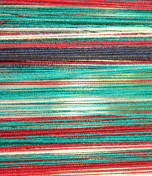istock Colorful Christmas woven frabics background 621230928