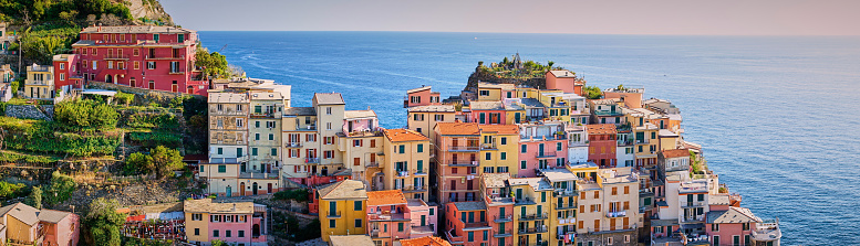 Colorful houses of Liguria