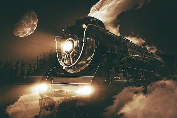 istock Speeding Steam Locomotive 621233766