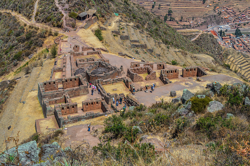 Inca Ruins in the Sacred Valley - Pisac, Peru