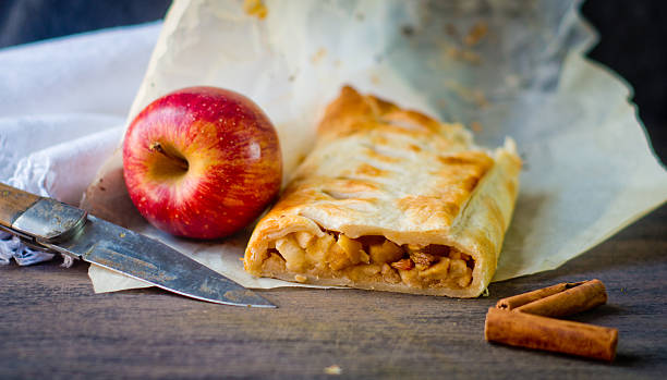 istock homemade strudel cake with apples and cinnamon 621238332
