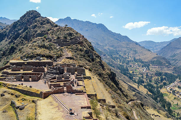 istock Inca Ruins in the Sacred Valley - Pisac, Peru 621238568
