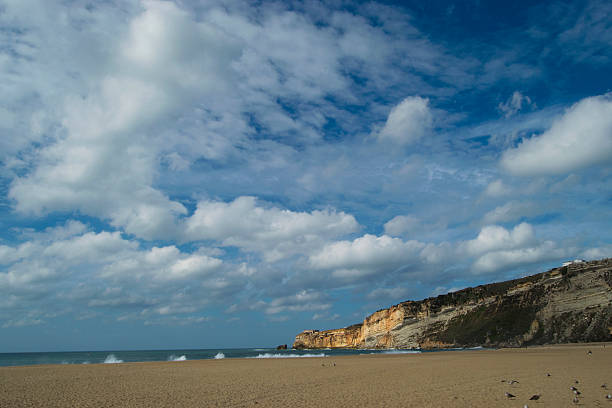 istock Beach landscape Nazare Portugal 621238702