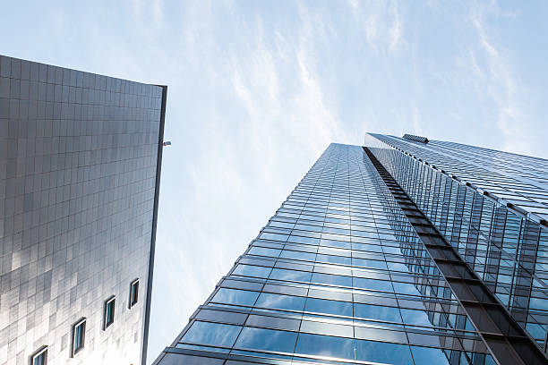istock Towering Office Buildings in a Financial District 621244724