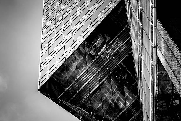 istock windows of business building with B&W color 621248964