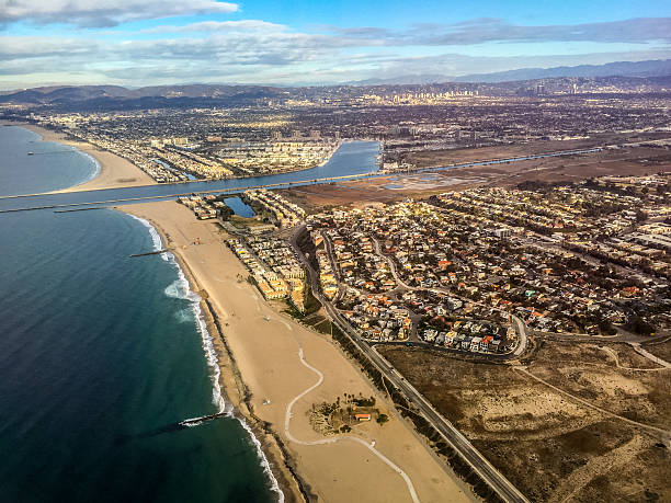 istock Aerial view on Los Angeles, USA 621252496