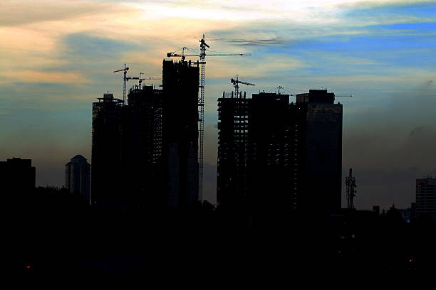istock silhouettes of skyscrapers 621258688