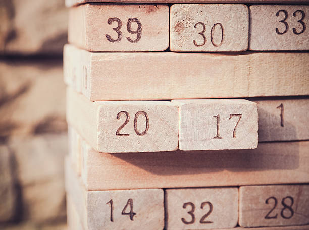 istock Number 2017 with new year on Toy number blocks 621260926