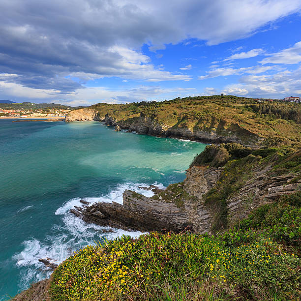 istock Summer ocean bay coastline (Spain). 621261740