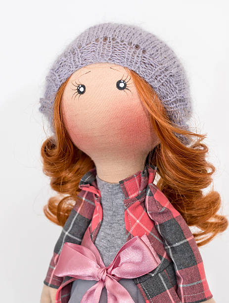istock handmade doll with curly red hair 621262534