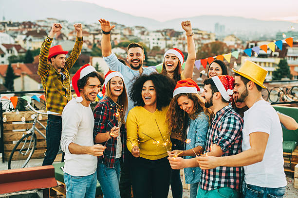 istock Celebratng on the roof 621265470