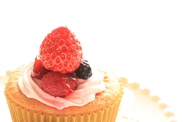 istock close up of strawberry cup cake 621266642